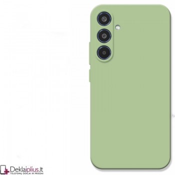 Liquid Air silikoninis šviesiai žalias dėklas - su kameros apsauga (Samsung Galaxy M35 5G) Liquid Air silikoninis šviesiai žalias dėklas - su kameros apsauga (Samsung Galaxy M35 5G)